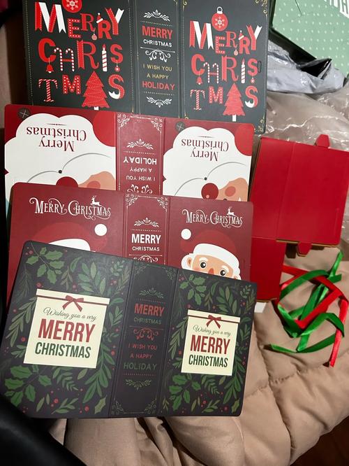 Christmas Book Shape Candy Boxes with Santa Claus for Party Decoration photo review