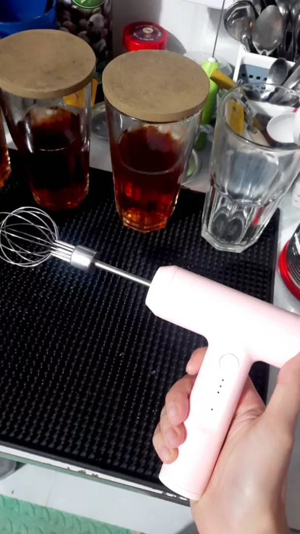 Wireless Handheld Electric Food Mixer - 3 Speeds Egg Beater for Kitchen Baking photo review
