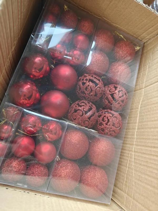 Christmas Balls Star Ornaments for Christmas Tree Decoration photo review