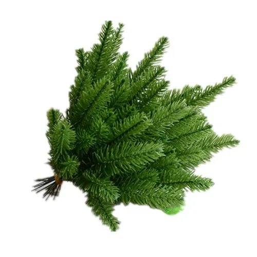 Artificial Pine Needle Branches Christmas Tree Ornaments for Home Decoration