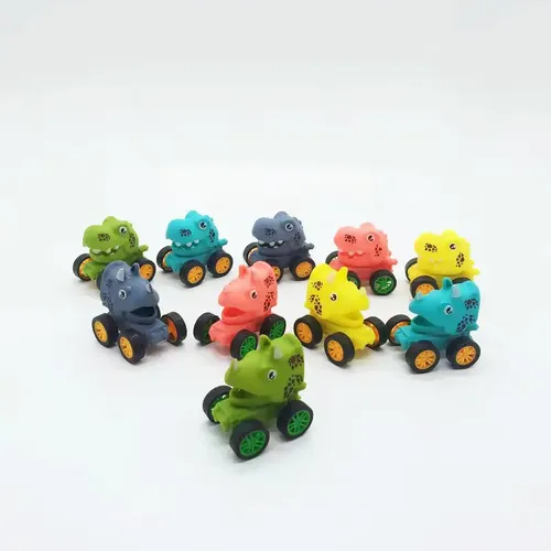 Cute Cartoon Dinosaur Pull-Back Cars - Kids Birthday Party Favors