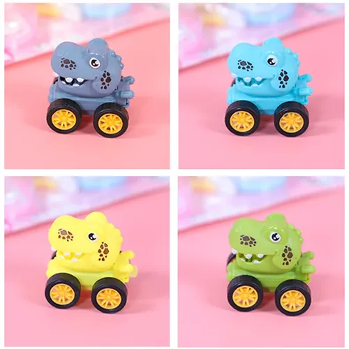 Cute Cartoon Dinosaur Pull-Back Cars - Kids Birthday Party Favors