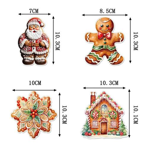 Cute Gingerbread Man Christmas Tree Hanging Pendant Ornaments for Xmas Decorations