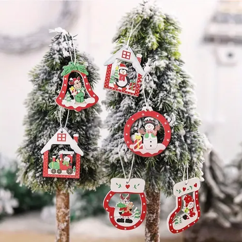 Christmas Wooden Ornaments – Merry Christmas Decorations for Home – Katy  Craft