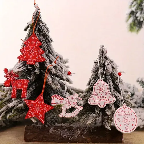 Christmas Wooden Ornaments – Merry Christmas Decorations for Home – Katy  Craft