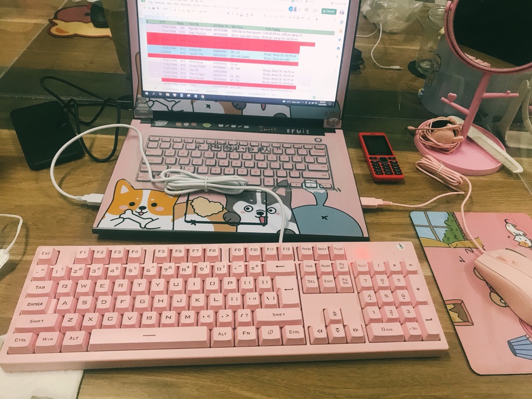 Sakura Pink Gaming Headphones photo review