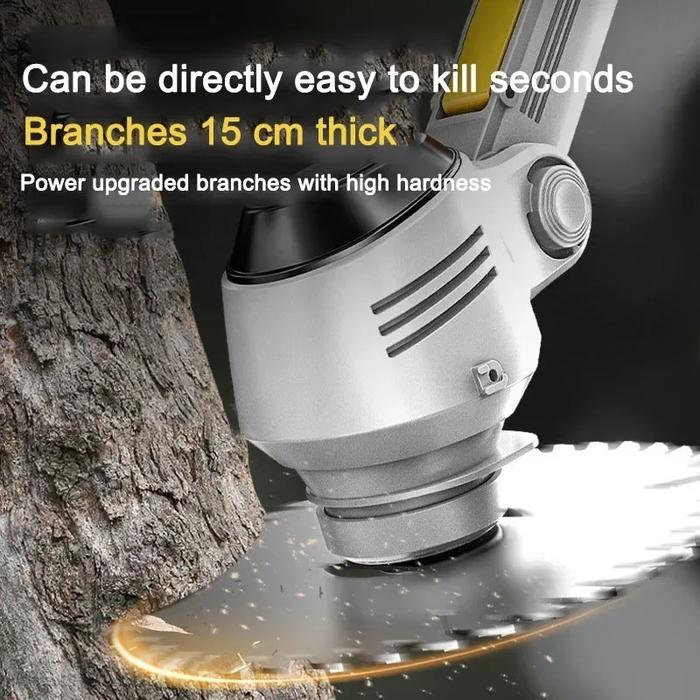 2-in-1 Cordless Lawn Mower Trimmer with LED Display