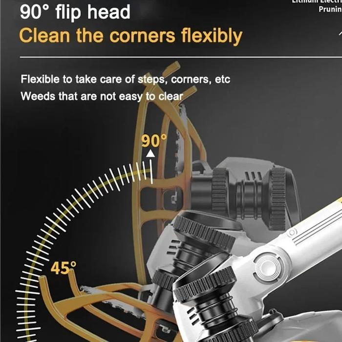 2-in-1 Cordless Lawn Mower Trimmer with LED Display
