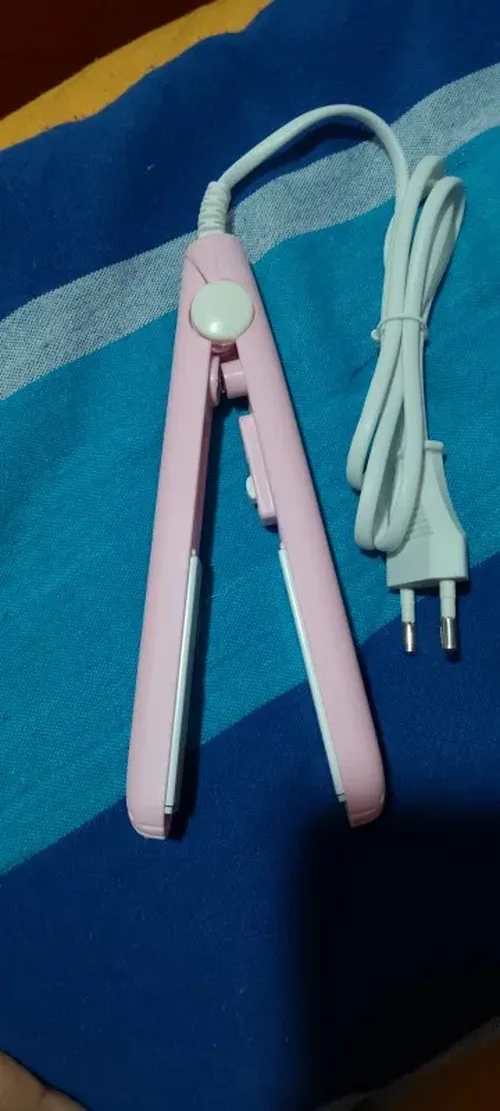 2 in 1 Mini Hair Straightener and Curling Iron Tool photo review