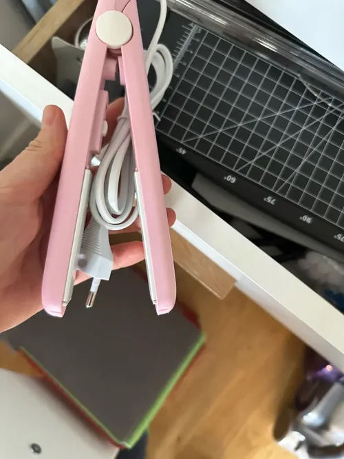 2 in 1 Mini Hair Straightener and Curling Iron Tool photo review