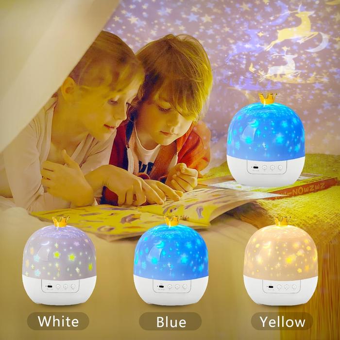 21 Sets of Films, Night Lights for Kids, Star Galaxy Projector, Night Lights for Bedroom, Ceiling, Star Projector with 360° Rotating