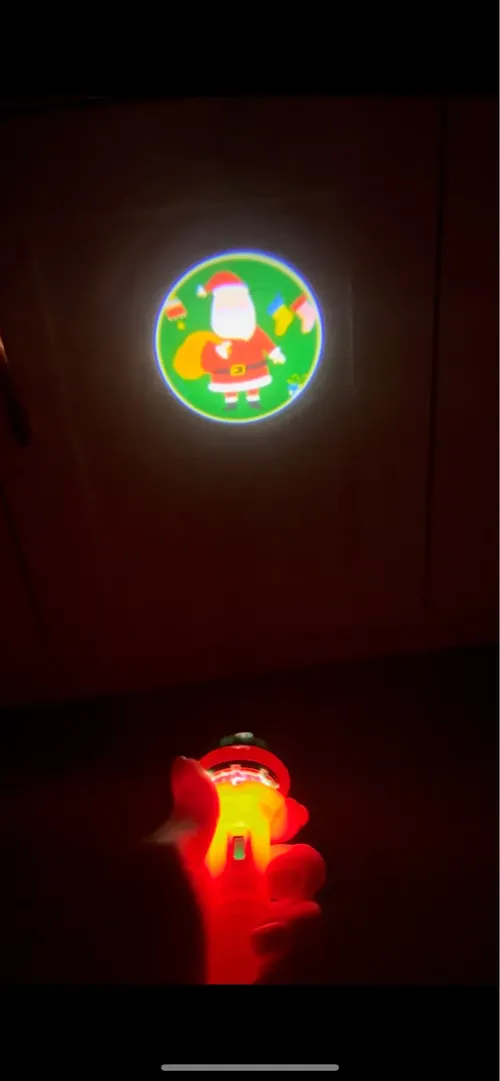 24-Pattern Christmas Projector Flashlight - Educational Toy for Kids photo review