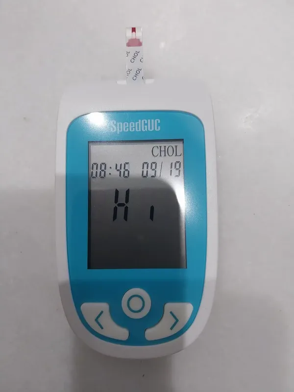 3-in-1 Blood Glucose, Cholesterol & Uric Acid Monitor System photo review
