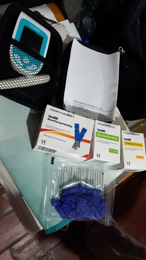3-in-1 Blood Glucose, Cholesterol & Uric Acid Monitor System photo review