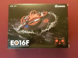 3-in-1 Flying Air Water & Land Hovercraft RC Drone RTF Quadcopter photo review