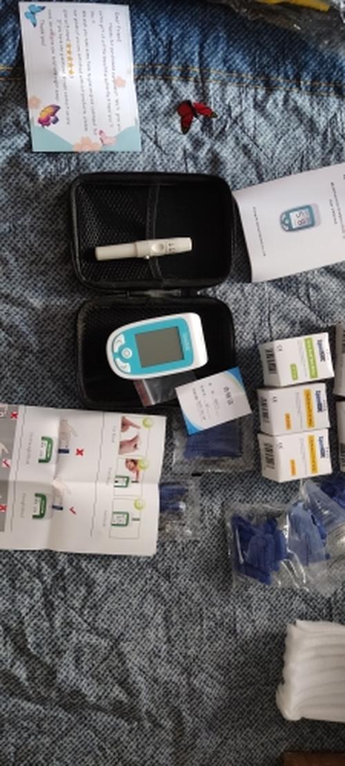 3 in1 Multifunction cholesterol uric acid glucose meter kit photo review
