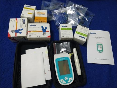 3 in1 Multifunction cholesterol uric acid glucose meter kit photo review