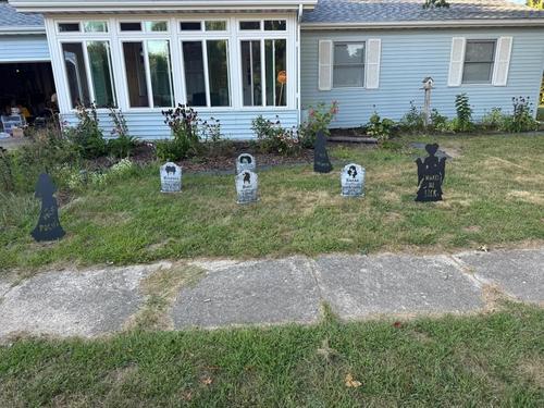 3 Pcs Large Size Hocus Pocus Halloween Decorations, Halloween Witches Yard Signs with Stakes photo review