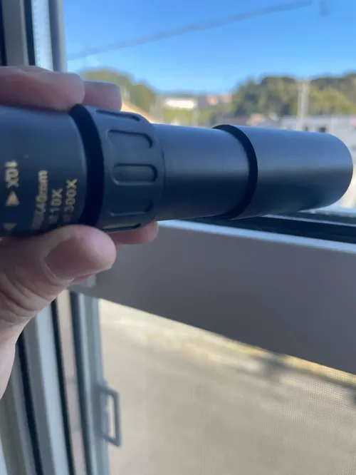 10-300x Zoom Monocular Telescope with HD Optics and Durable Body photo review