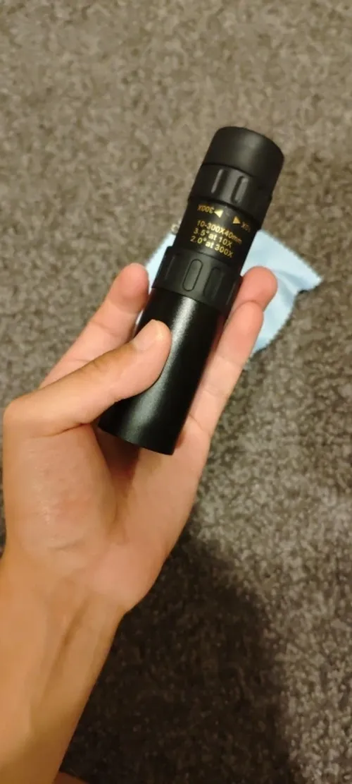 10-300x Zoom Monocular Telescope with HD Optics and Durable Body photo review