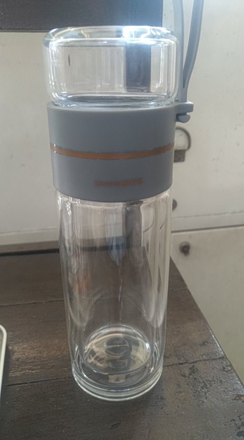 Leak-proof Glass Water Bottle Water With Tea Filter photo review