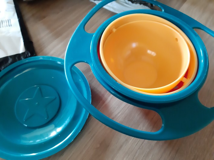 360 Rotate Universal Spill-proof Bowl Dishes photo review