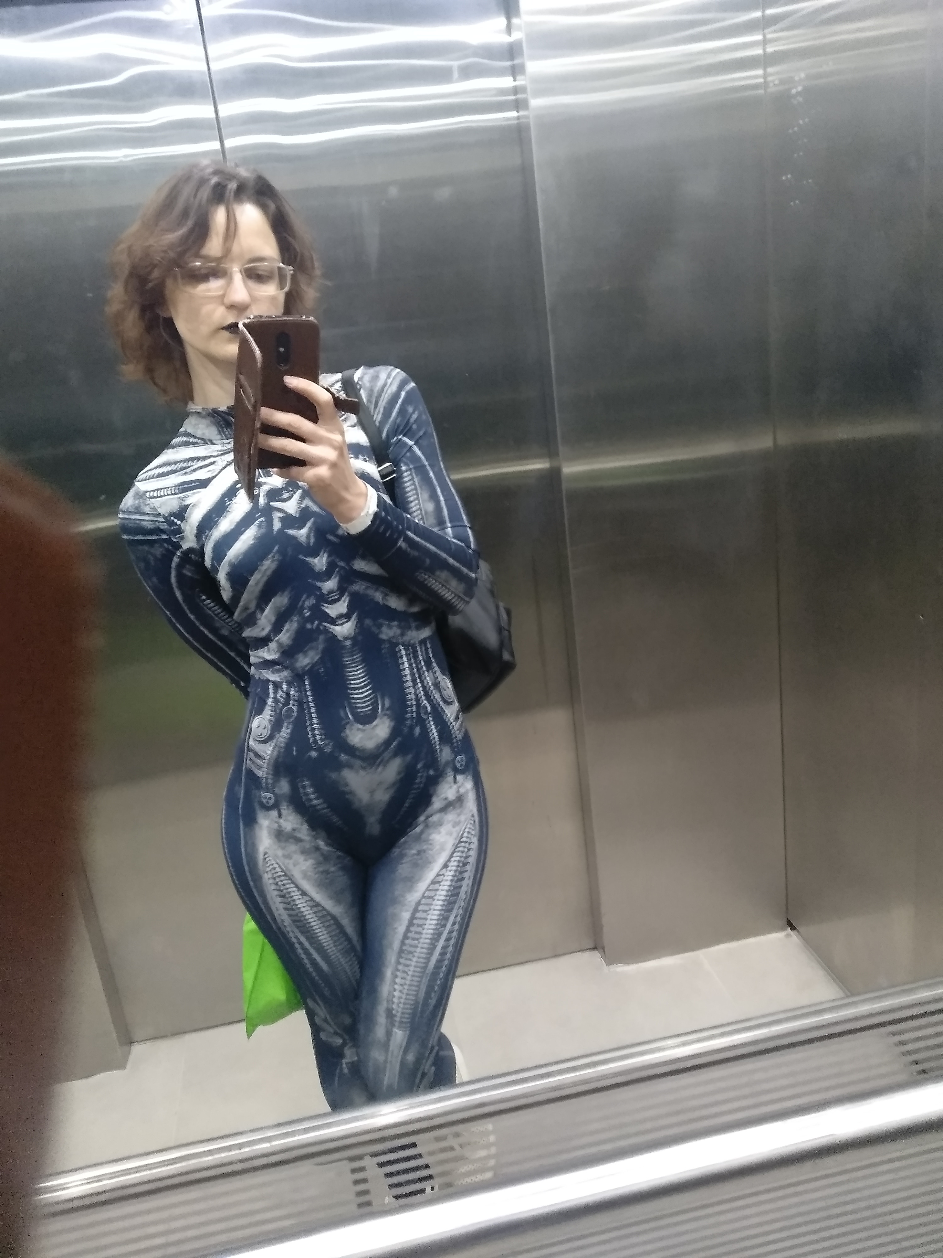 3D Robot Cyberpunk Bodysuit Costume S-Xl photo review