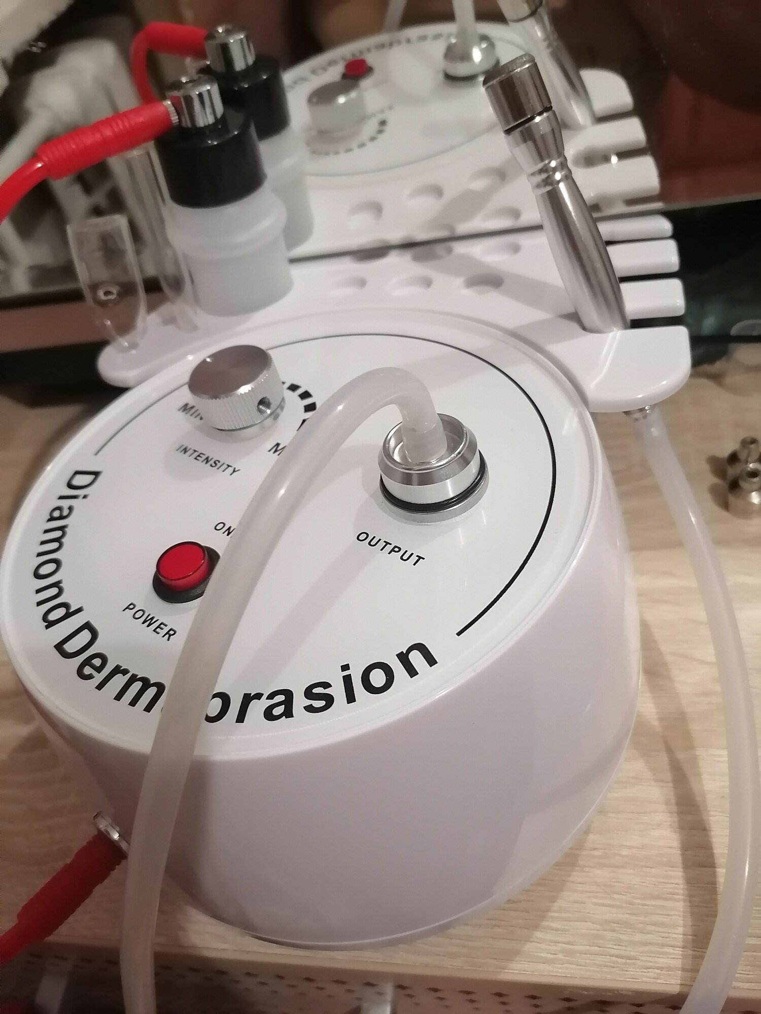 3In1 Mini Diamond Microdermabrasion Dermabrasion Face Vacuum Spray Peel Machine photo review