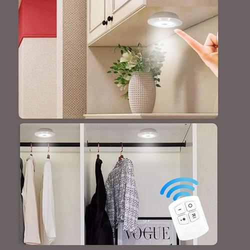 3W COB Under Cabinet Light with Wireless Remote Control and Dimmable Function