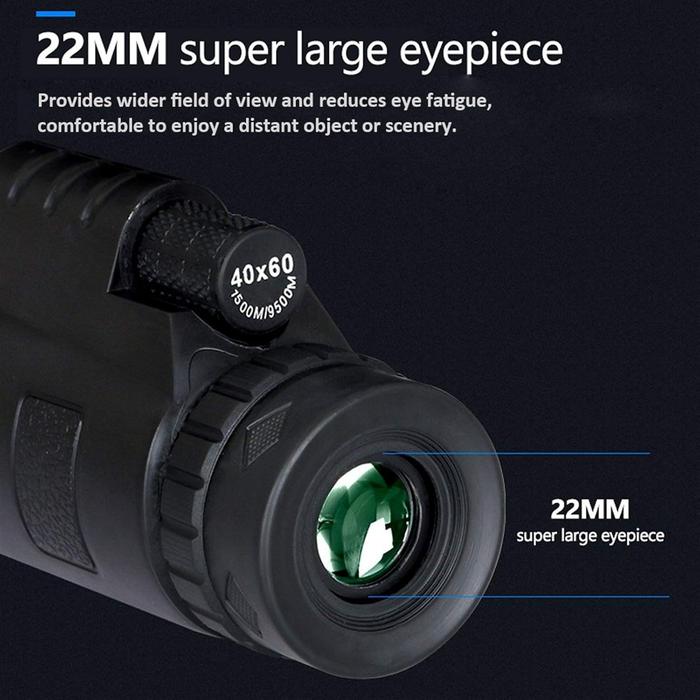 40x60 HD Monocular Telescope for Hunting and Outdoor Viewing