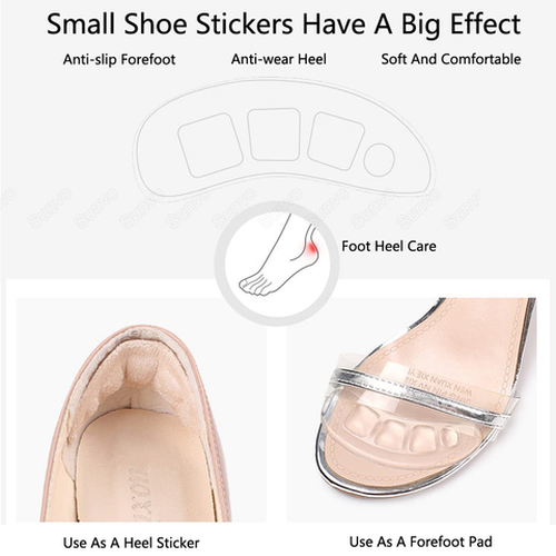 4Pcs Non-slip Insoles Sticker for High Heels