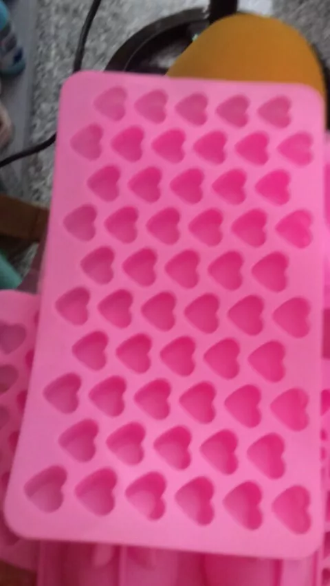 55 Love Mini Heart Shape Silicone Chocolate Ice Cube Mold - Refrigerator Baking Kitchen Mold photo review