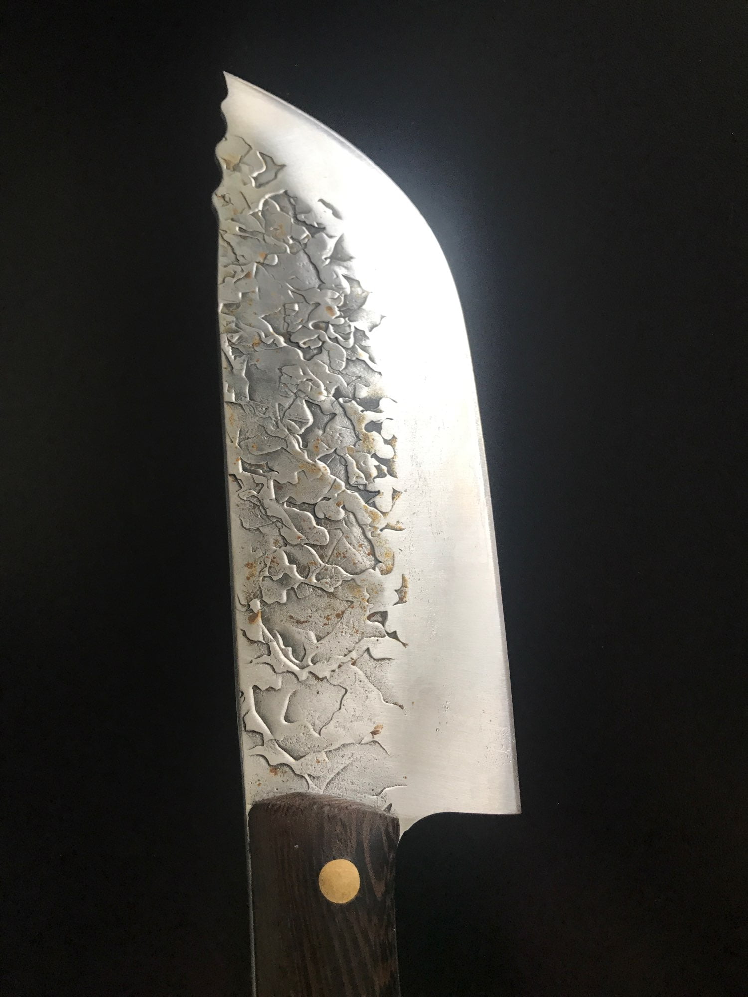 7.6 Inch Handmade Forged Chinese Chef Knife - Butcher Meat Cleaver - Stainless Steel photo review