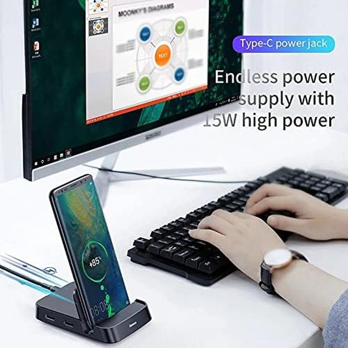 7-in-1 USB-C Docking Station with HDMI and Card Reader