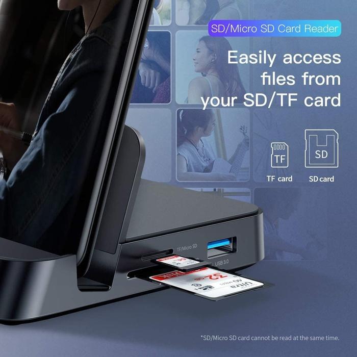 7-in-1 USB-C Docking Station with HDMI and Card Reader