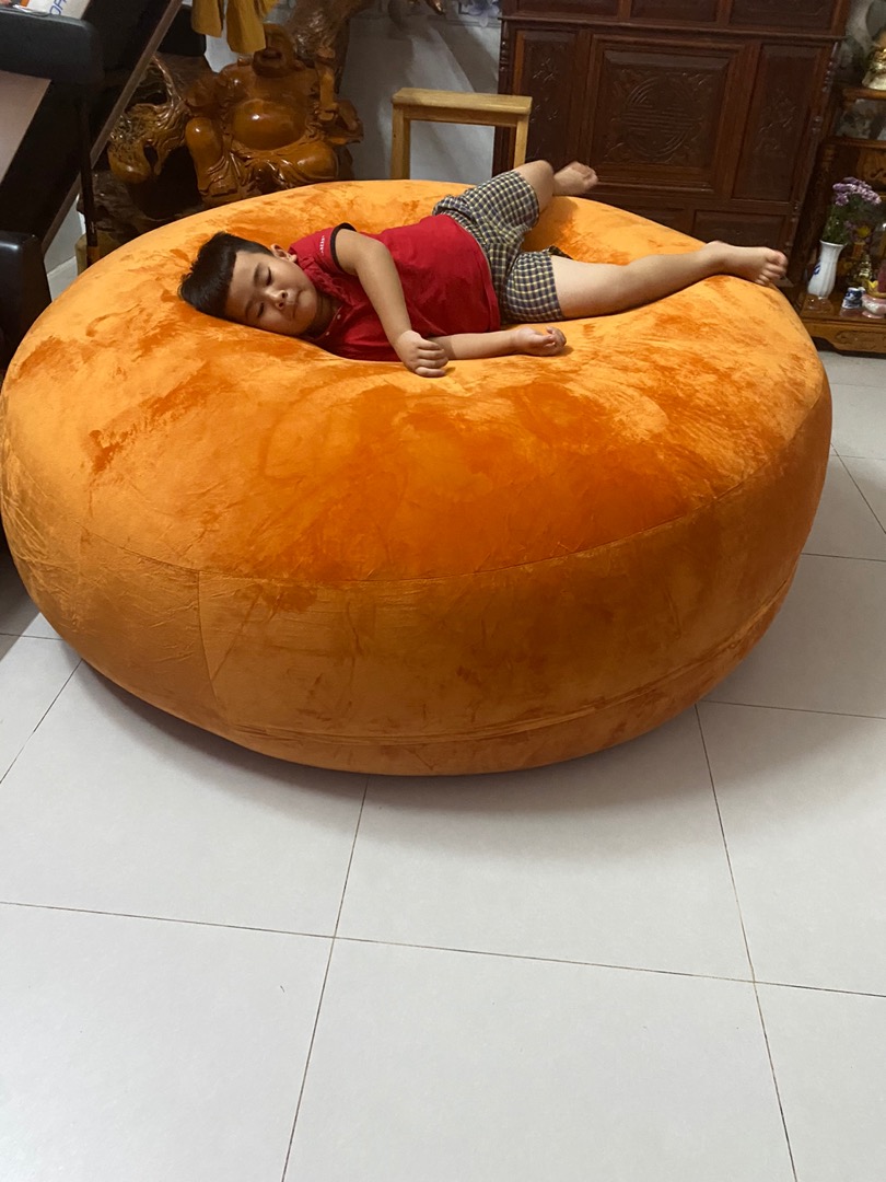 7Ft Oversized Fur Bean Bag Chair Cover photo review