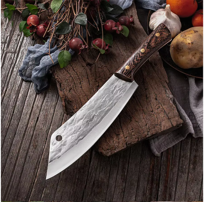Forged Butcher Knife for Meat Bone Vegetables