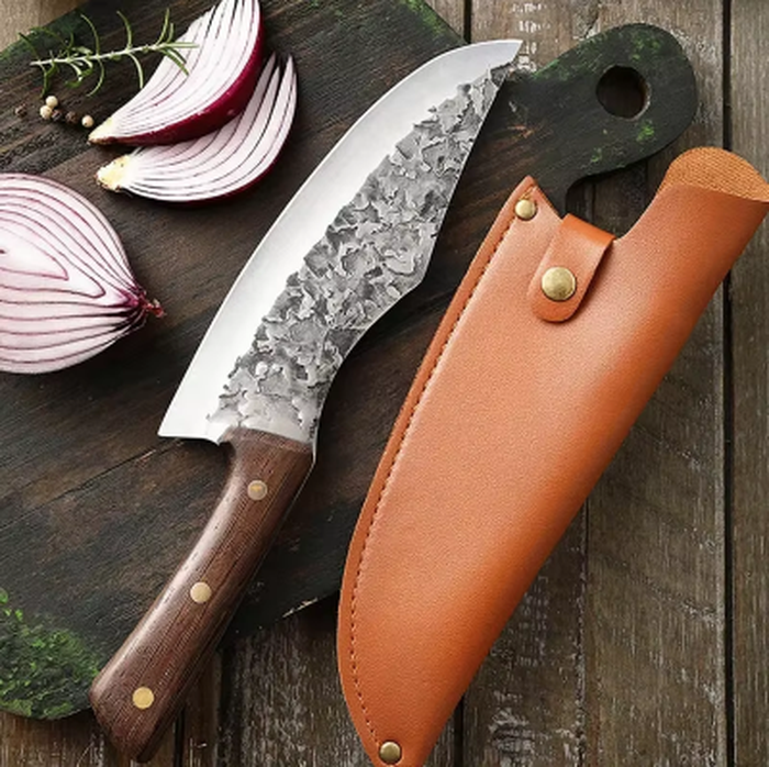 Forged Butcher Knife for Meat Bone Vegetables