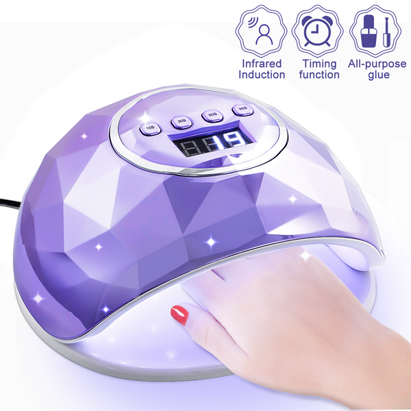 86W UV LED Nail Dryer with 4 Timer Setting, Automatic Sensor & Over-Temperature Protection
