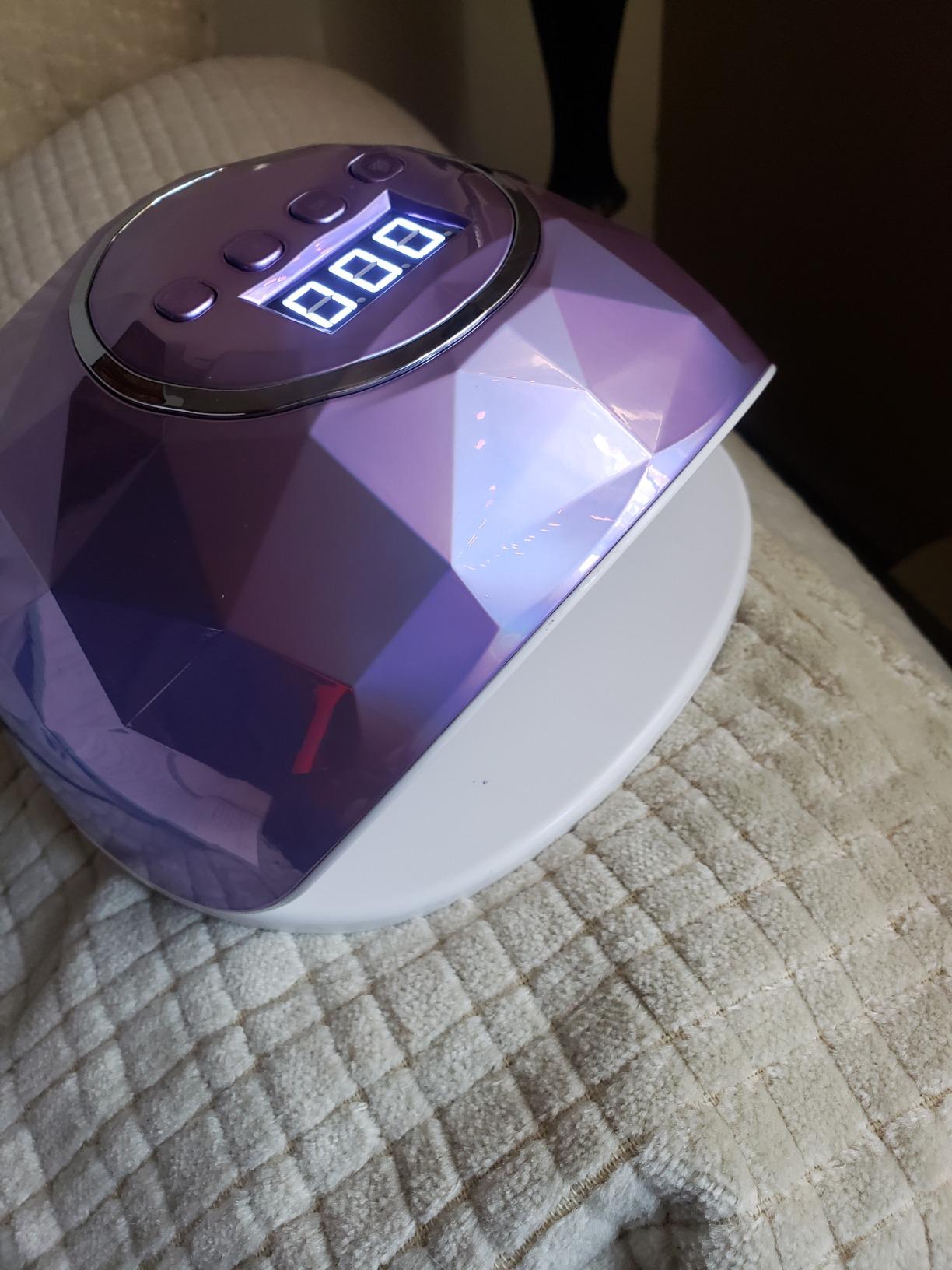 86W UV LED Nail Dryer with 4 Timer Setting, Auto Sensor & Overheat Protection photo review