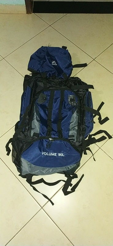 90L Camping Shoulder Bag Hiking Trekking Bag Backpack Large Capacity Travel Outdoor Sports photo review