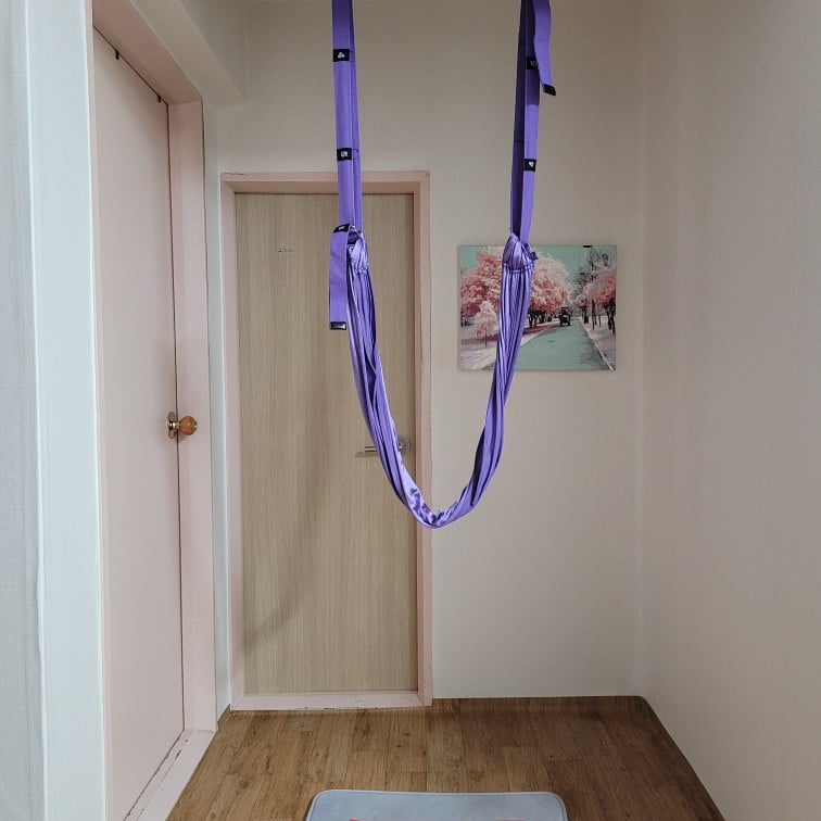 Adjustable Aerial Yoga Strap, Yoga Auxiliary Stretch Belt photo review