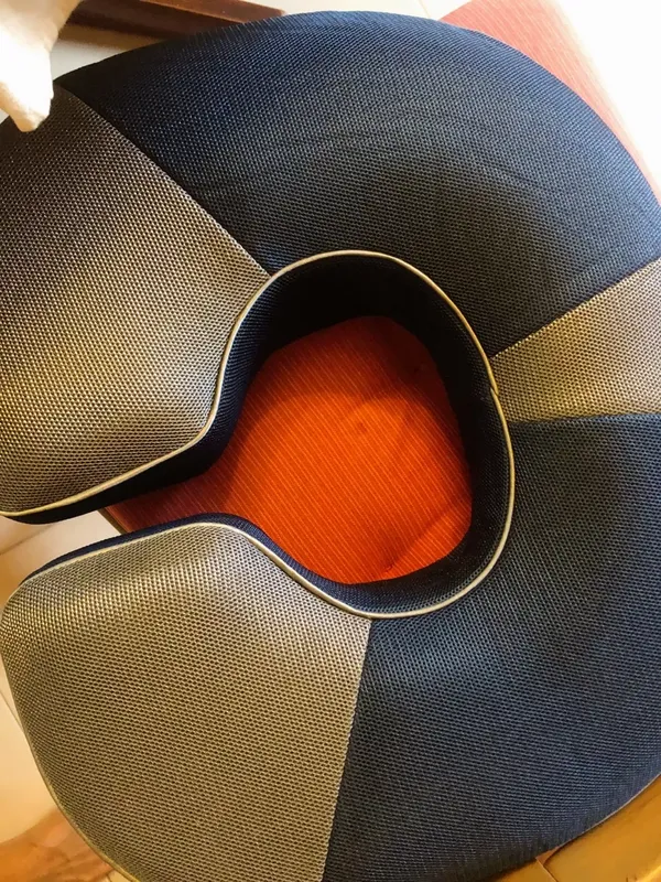 Adjustable Bamboo Charcoal Memory Foam Chair Cushion photo review