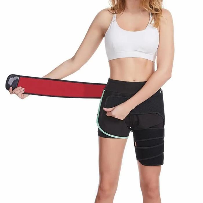 Adjustable Groin, Hip, and Hamstring Brace for Injury Recovery