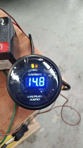Air Fuel Ratio Afr Gauge With O2 Sensor, Digital Display Two-in-one Air Combustion Meter Voltage photo review