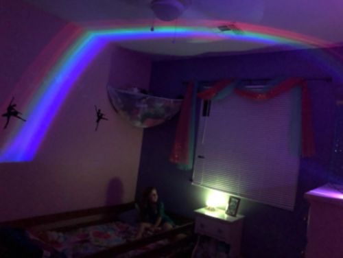 Amazing Rainbow Projector Lamp with Romantic Sky & Colorful Projection photo review