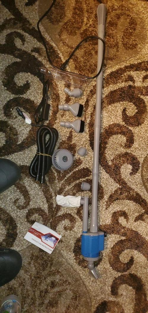 Aquarium Water Change Pump with Gravel Cleaner, Efficient Debris Filter photo review