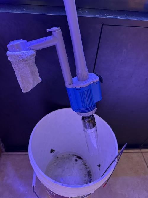 Aquarium Water Change Pump with Gravel Cleaner, Efficient Debris Filter photo review