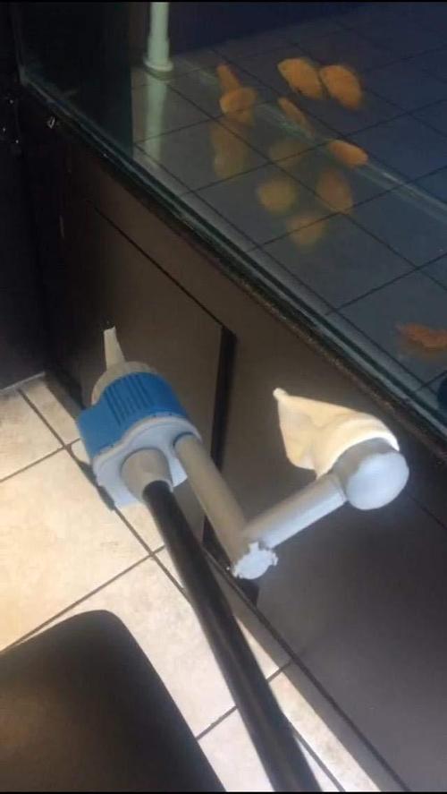 Aquarium Water Change Pump with Gravel Cleaner, Efficient Debris Filter photo review