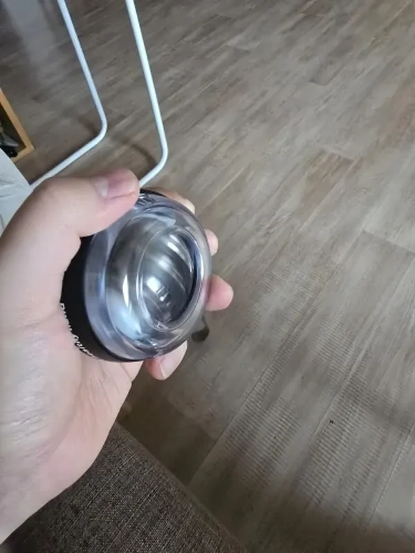 Auto-Start Led Power Gyro Force Wrist Hand Ball Arm Exerciser Relieve Pressure photo review